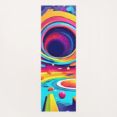 Tapis De Yoga Vortex cosmique dans un voyage dynamique (Dos)
