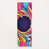Tapis De Yoga Vortex de Vitalité Art (Devant)