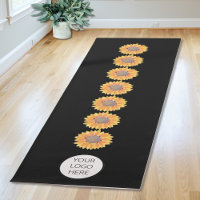 Votre logo Yoga Studio Tournesol Chakras Yoga Mat