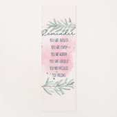 Tapis De Yoga Vous Êtes... (Devant)