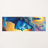 Tapis De Yoga Voyage Cosmique Mineur (Devant (Horizontal))