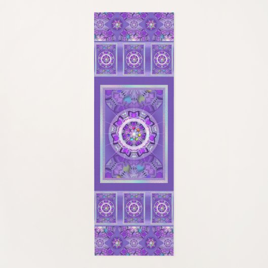 Tapis De Yoga W2 pourpre (Devant)