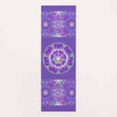 Tapis De Yoga W2 pourpre (Dos)