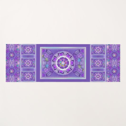 Tapis De Yoga W2 pourpre (Devant (Horizontal))