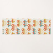 Tapis De Yoga wagons plats rétro (Devant (Horizontal))