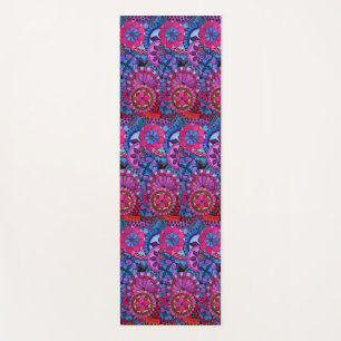 Tapis De Yoga Watercolor Rainbow