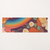 Tapis De Yoga Watercolor Tropical Hawaiian Beach (Devant (Horizontal))