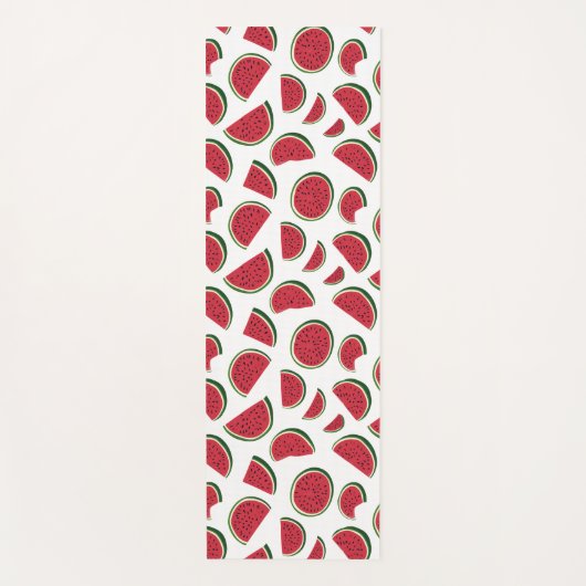Tapis De Yoga Watermelon Slice Summer Pattern (Devant)