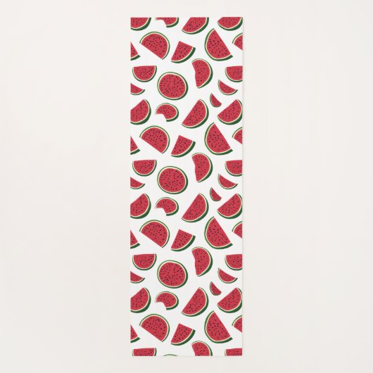 Tapis De Yoga Watermelon Slice Summer Pattern (Dos)