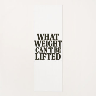 Tapis De Yoga What Weight Can't Be Lifted Yoga Mat