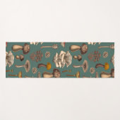 Tapis De Yoga Wild Mushrooms (Devant (Horizontal))