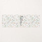 Tapis De Yoga Wildflower Boho Personalized (Devant (Horizontal))