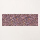 Tapis De Yoga William Morris Artichoke Vin et or (Dos (Horizontal))