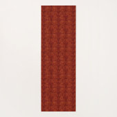 Tapis De Yoga William Morris : Deep Red Acanthus Yoga Mat (Dos)