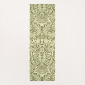 Tapis De Yoga William Morris Fleur verte tournesol (Dos)
