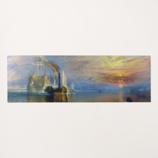 Tapis De Yoga William Turner - Le Temeraire de combat (Dos (Horizontal))