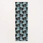 Tapis De Yoga Wolf Howling À Moon Design Motif (Devant)