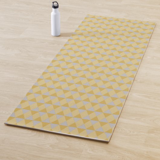 Tapis De Yoga Yellow diamonds (En situation)