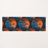 Tapis De Yoga Yin Yang Yoga Mat avec votre initiale (Devant (Horizontal))