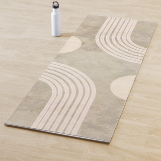 Tapis De Yoga Yoga Abstrait arc-en-ciel