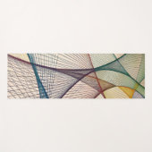 Tapis De Yoga Yoga Abstrait géométrique (Devant (Horizontal))