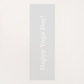 Tapis De Yoga Yoga Alphabet Femme Mat (Dos)