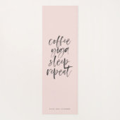 Tapis De Yoga yoga café répéter le sommeil (Dos)