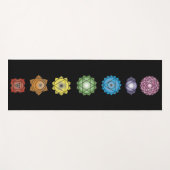 Tapis De Yoga Yoga Chakras sept (Devant (Horizontal))