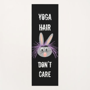 Tapis De Yoga Yoga Cheveux s'en fiche Dit Drôle