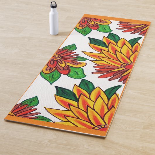 Tapis De Yoga Yoga de tournesol (En situation)