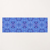 Tapis De Yoga Yoga Exercice Mat Blue Hydrangea (Devant (Horizontal))