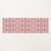 Tapis De Yoga Yoga Fleur Rose (Devant (Horizontal))