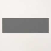 Tapis De Yoga Yoga gris minimaliste (Dos (Horizontal))