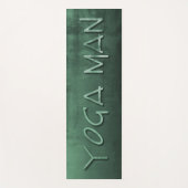 Tapis De Yoga Yoga Homme vert rustique (Devant)
