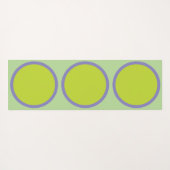 Tapis De Yoga Yoga Joyeux anniversaire 50 (Dos (Horizontal))