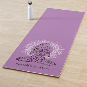 Tapis De Yoga Yoga Lotus Pose Lavande Yoga Mat