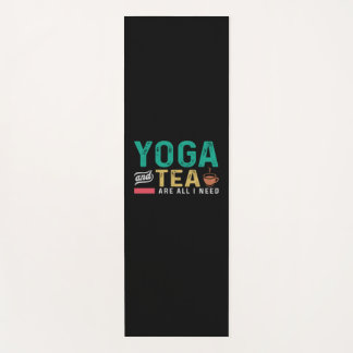 Tapis De Yoga Yoga Lover | Yoga Et Thé Sont Tout Ce Dont J'Ai Be