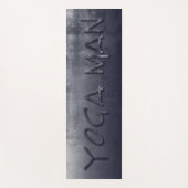 Tapis De Yoga Yoga Man Navy Blue Grey (Devant)