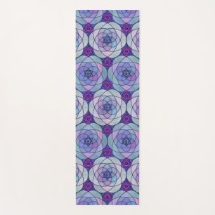 Tapis De Yoga Yoga Mat avec mandala aux tons bijoux