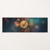 Tapis De Yoga Yoga Mat avec Zodiact Symbool (Devant (Horizontal))