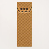 Tapis De Yoga Yoga Mat Coussin Top Design Caramel (Dos)