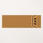Tapis De Yoga Yoga Mat Coussin Top Design Caramel (Devant (Horizontal))