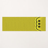 Tapis De Yoga Yoga Mat Coussin Top Design Jaune (Devant (Horizontal))
