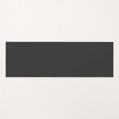 Tapis De Yoga Yoga Mat Deux Tons - Noir et Crème (Devant (Horizontal))