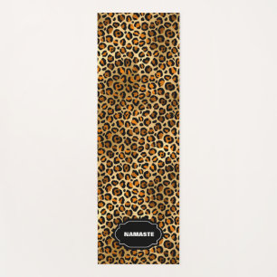 Tapis De Yoga Yoga Mat écologique EMPREINTE DE LÉOPARD