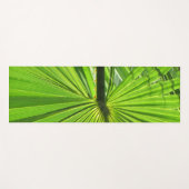 Tapis De Yoga Yoga Mat - Feuille de palme verte (Devant (Horizontal))