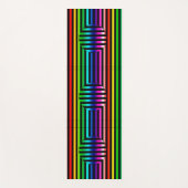 Tapis De Yoga Yoga Mat - Illusion optique rayée (Devant)