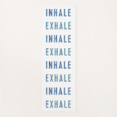 Tapis De Yoga Yoga Mat, inhale, exhale, respirer la citation (Devant)