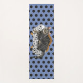 Tapis De Yoga Yoga Mat Lazy Chat Pois (Devant)