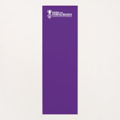 Tapis De Yoga Yoga Mat - le violet w logo (Devant)